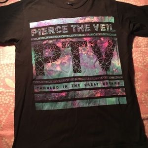 pierce the veil galaxy shirt m